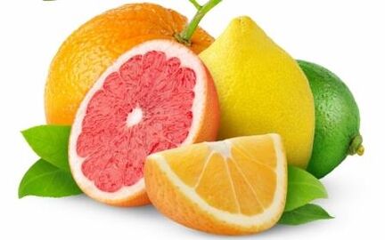 Vitamíny v citruzích pro mužskou sílu